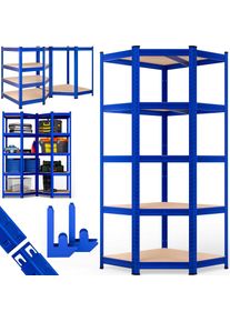 Monzana Estanterias de acero esquinera para carga pesada hasta 875kg