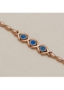 Holzkern Bracelets Women Rose gold and Lapis lazuli
