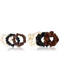 brushworks Everyday Satin Scrunchie Set hair bands 6 pc
