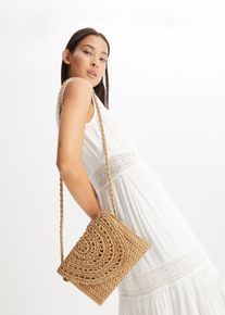 Axelremsv&auml;ska i str&aring; - beige - storlek 17x24 cm - bonprix