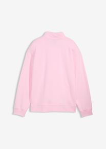 Sweatshirtjacka i ekologisk bomull - rosa - storlek 170 - bonprix