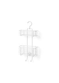 Tchibo - Z&aacute;vesn&yacute; reg&aacute;l do sprchy - farba: biela