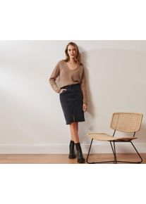 Tchibo - Dž&iacute;nsov&aacute; sukňa s puzdrov&yacute;m strihom - pre d&aacute;my - veľ. 42 - farba: čierna