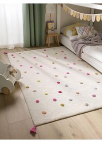 Lytte Tapis pour enfants lavable Fiete Multicouleur/Fuchsia 80x120 cm - Tapis pour chambre d'enfants/b&eacute;b&eacute;