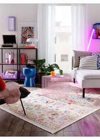 Tapis poil ras Toulouse Multicouleur 120x170 cm - Tapis poil court design moderne pour salon