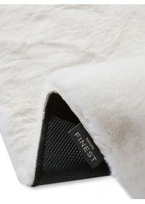 benuta Finest Langh&aring;ret teppe Fine Wit 200x200 cm Uni