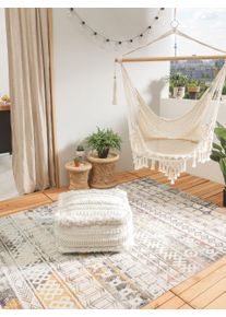 Tapis poil ras d'int&eacute;rieur et d'ext&eacute;rieur Jerry Multicouleur 80x150 cm - Tapis poil court design moderne pour salon