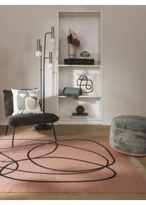 benuta Pop Tapis en laine Mila Multicouleur 90x130 cm - Tapis en fibres naturelles