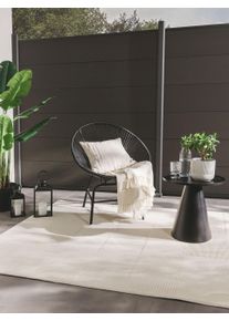 Tapis poil ras d'int&eacute;rieur et d'ext&eacute;rieur Taro Cr&egrave;me 80x150 cm - Tapis poil court design moderne pour salon