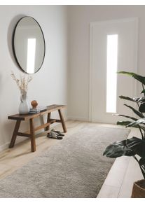 Couloir Tacoma Gris 80x200 cm - Tapis poil court design moderne pour salon