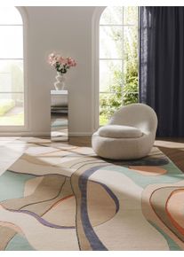 Tapis poil ras Gus Multicouleur 160x230 cm - Tapis poil court design moderne pour salon