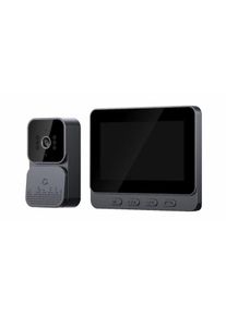 Smart Wireless Video Doorbell with Display Screen