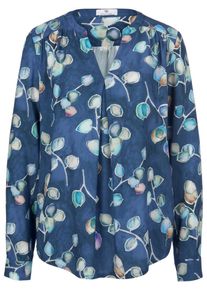 Peter Hahn - Bluse zum Schlupfen, blau, Gr. 36, Viskose