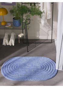 benuta Pop Bath Rug Nia Blue 50x80 cm - Bathroom Rug