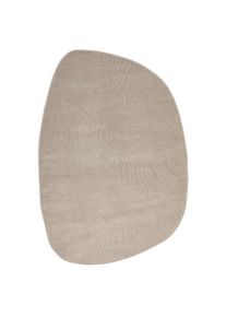 Novel Webteppich, Taupe, Textil, Uni, organisch, 130x190 cm, Bsci, Oeko-Tex&reg; Standard 100, in verschiedenen Gr&ouml;&szlig;en erh&auml;ltlich, Teppiche und B&ouml;den, Teppiche, Moderne Teppiche