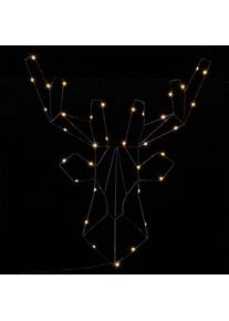 Casaria Renifer LED Ciepła biel Metalowy