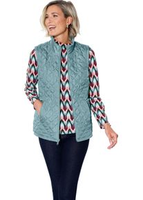 Dames Keerbaar gilet met opstaande kraag jade Maat 38