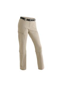 Maier Sports, Damen, Funktionshose &raquo;Arolla&laquo; Damen Wanderhose, zipp-off Outdoor-Hose, 3 Taschen, Regular Fit, beige, 76 - Langgr&ouml;&szlig;en, Zipp off 
