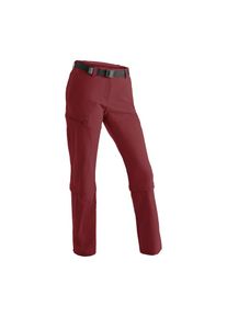 Maier Sports, Damen, Funktionshose &raquo;Arolla&laquo; Damen Wanderhose, zipp-off Outdoor-Hose, 3 Taschen, Regular Fit, weinrot, 44 - Normalgr&ouml;&szlig;en, Zipp off 