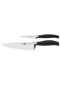 Zwilling, Messer-Set &raquo;***** FIVE STAR&laquo; Made in Germany, Sonderschmelze, Ergonomisch, 2-tlg., Schwarz, Stahl, Schwarz