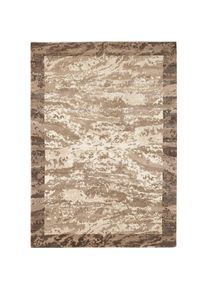 OCI DIE TEPPICHMARKE, Teppich &raquo;Award Siri&laquo; rechteckig 15 mm H&ouml;he handgekn&uuml;pft, Wohnzimmer, natur, Viskose, Wolle, B : 140 cm 1 Stk. - 15 mm