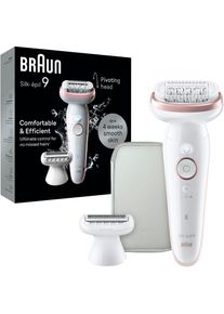 Braun, Epilierer &raquo;Silk-&eacute;pil 9 9-030&laquo; Rasier-& Trimmeraufsatz, mit Etui, rosa, Epiliere nach deinen eigenen Regeln: Braun Epilierer erfassen Haare, die