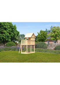 Konifera, Spielturm &raquo;Finni&laquo; BxTxH: 107x202x291 cm, mit Sandkasten, natur, Holzwerkstoff,