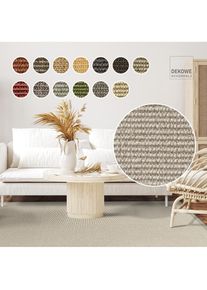 Dekowe, Sisalteppich &raquo;Mara S2 mit Bord&uuml;re&laquo; rechteckig 5 mm H&ouml;he Flachgewebe, Material: 100% Sisal, Wohnzimmer, Kundenliebling, kieselgrau, Sisal, B : 