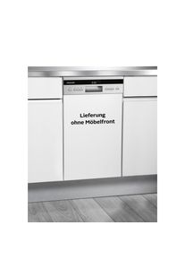 Hanseatic, teilintegrierbarer Geschirrsp&uuml;ler &raquo;HGTI4582D10J7736ES&laquo; 10 Ma&szlig;gedecke, silberfarben, Automatische T&uuml;r&ouml;ffnung erleichtert das Entladen und 