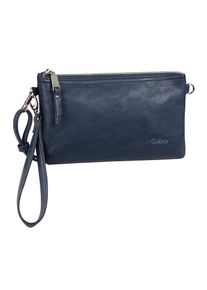 Gabor, Damen, Abendtasche &raquo;Emmy&laquo; aus weichem Lederimitat als praktisch l&auml;ssige "Bag in Bag" tragbar, Blau, Blau, SCHICK & VIELSEITIG: Kleine Clutch 
