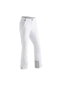 Maier Sports, Damen, Skihose &raquo;Steffi Slim&laquo; Damen Schneehose,atmungsaktiv, wind/wasserdicht, Slim Fit, wei&szlig;, 42 - Normalgr&ouml;&szlig;en, Sportliche Skihose im 