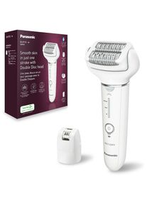 Panasonic, Epilierer &raquo;ES-EY31-W503&laquo; 2 Stk. Aufs&auml;tze 2-in-1 Nass-/Trocken-Epilierer, Wei&szlig;, Mitgelieferte Aufs&auml;tze f&uuml;r Arme, Beine, Achseln und 