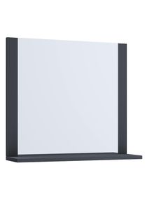 Vcm, Badspiegel &raquo;Badspiegel Wandspiegel Bad Spiegel Lendas 55x80 cm&laquo;, Anthrazit,