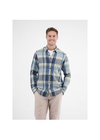 Lerros, Herren, Langarmhemd mit Karo Muster, crispy blue, M - N-Gr, Hemd von Lerros