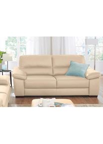 Calia italia, 2-Sitzer &raquo;Gaia, hochwertiges Ledersofa mit erstklassigem Sitzkomfort&laquo; edles Design, in zwei hochwertigen Lederqualit&auml;ten, beige, Leder 