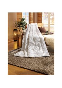 Dreams, Naturhaarbettdecke &raquo;Woll-Deluxe&laquo; warm 1 Stk. tlg., wei&szlig;, Bezug: 100% Baumwolle. F&uuml;llung: 100% Wolle, B/L: 155 cm x 200 cm, wei&szlig;