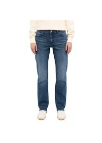 Mustang, Damen, Straight-Jeans &raquo;Damen Style Crosby Relaxed Straight&laquo;, 782 mittelblau, 44 - L&auml;nge 32, Leicht elastische Baumwolle