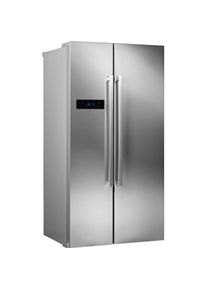 Hanseatic, Side-by-Side &raquo;HSBS17990DI&laquo; 176, 5 cm hoch 89, 7 cm breit NoFrost, Schnellk&uuml;hlfunktion, Urlaubsschaltung, 4 Jahre Garantie, edelstahlfarben,