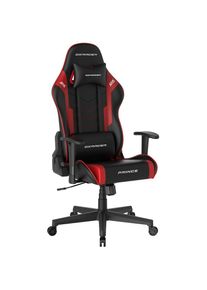 MCA furniture, Gaming-Stuhl &raquo;DX Racer Prince Gamingchair&laquo; (Set) 1 Stk.Gaming, Racing, Design, Lordose, Kissen, Armlehne, drehbar, verstellbar, schwarz