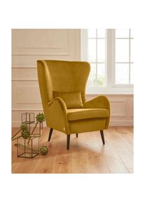 Home Affaire, Sessel &raquo;Salla auch in Fellimitat und Feincord, viele Bezugsarten, Ohrensessel&laquo; wahlweise mit oder ohne Hocker; gro&szlig;er Sessel: Ma&szlig;e B/T/H