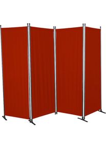 Angerer Freizeitm&ouml;bel, Paravent (B/H): ca. 170x165 cm, bordeaux, Kunststoff, B/H/T: 170 cm x 165 cm, bordeaux