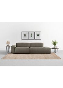 Trendmanufaktur, &raquo;Braga, mit hochwertigem Kaltschaum, Megasofa, in Cord erh&auml;ltlich&laquo; modernes Big-Sofa, Couch mit hohem Sitzkomfort, 277/72/107 cm (B/H