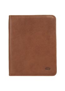 Pike Pik&eacute;, Damen, Dokumententasche echt Leder, braun, braun, H&ouml;he 32,5 cm x Breite 26 cm x Tiefe 4,5 cm