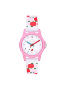 Cool Time, Damen, Quarzuhr &raquo;CT x by Graziela&laquo; Armbanduhr, Silikonarmband, Kinderuhr, M&auml;dchen, analog, wei&szlig;, rot, rosa, Tolle Kinderarmbanduhr
