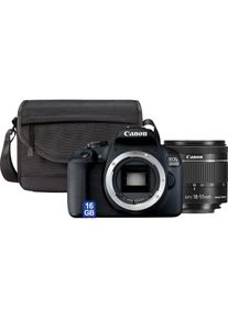 Canon, Spiegelreflexkamera &raquo;EOS 2000D Kit&laquo; EF-S 18-55 IS II, 24, 1, NFC, inkl. inkl. EF-S 18-55 IS II Objektiv, schwarz, Inkl. Objektiv EF-S 18-55 mm 