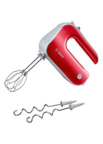 Bosch, Handmixer &raquo;Styline MFQ40303, Edelst. R&uuml;hrbesen/Knethaken, 5 Stufen, rot&laquo; 500 W Turbostufe, leichtes Geh&auml;use, Made in Europe, deep red, 