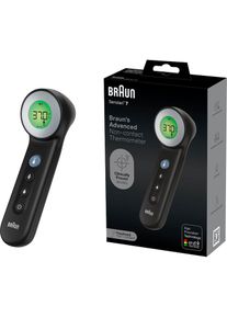 Braun, Fieberthermometer &raquo;SensianTM 7 BNT400B&laquo; ber&uuml;hrungsloses Stirnthermometer mit Age Precision Technology, schwarz, Kunststoff, Oberfl&auml;chenmodus: 