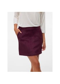 V&eacute;ro Moda Vero Moda, Damen, Lederimitatrock &raquo;VMDONNADINA FAUXSUEDE SHORT SKIRT&laquo;, Winetasting, XS (34), Modischer Minirock von VERO MODA