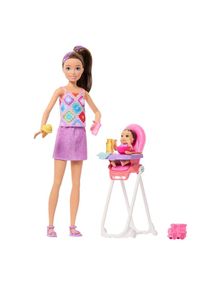 Barbie, Anziehpuppe &raquo; "Skipper Babysitters Inc." Hochstuhl Spielset&laquo;, bunt, Anziehpuppe