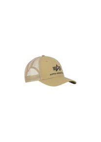 Alpha Industries, Damen, Trucker Cap &raquo;Basic Trucker Cap&laquo;, sand, sand, Cotton Twill Stoff